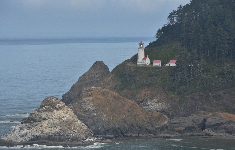 lighthouse on ridge